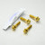 Stainless Steel Brake & Clutch Lever Pinch Bolts Race Spec Gold
