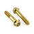 Stainless Steel Front Axle Pinch Bolt Set Race Spec Gold