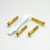 Stainless Steel Front Axle Pinch Bolt Set Gold