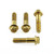 Stainless Steel Front Axle Pinch Bolt Set Gold