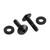Stainless Steel Fuel Tank Mounting Bolt Kit Black