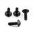 Stainless Steel Heel Plate Bolt Kit Black
