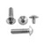 Stainless Steel Footrest Heel Plate Bolt Kit