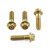 Stainless Steel Pillion Footrest Hanger Bolt Kit Race Spec Gold