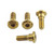 Stainless Steel Pillion Footrest Hanger Bolt Kit Gold