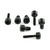 Stainless Steel Fuel Cap Kit Honda Later Models Black