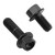 Titanium ABS Sensor Mount Bolt Kit Front & Rear Black