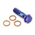 Titanium Banjo Bolt Double M10x(1.25mm) (35mm Long) Purple Haze