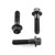 Titanium Brake & Clutch Lever Perch Pinch Bolt Kit Race Spec Black