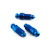 Titanium Bleed Nipple M8x(1.25mm) Rear Brake Master Cylinder Pack x3 Blue