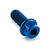 Titanium DualDrive Bolt M10x(1.25mm)x25mm Race Spec Blue