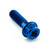 Titanium DualDrive Bolt M8x(1.25mm)x30mm Race Spec Blue