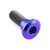 Titanium Disc Bolt To Fit Honda M8x24mm Purple Haze