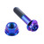 Titanium Exhaust Mount Bolt Kit Race Spec Purple Haze