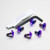 Titanium Exhaust Heat Shield Mount Bolt Kit Purple Haze