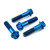 Titanium Front Axle Pinch Bolt Kit Race Spec Blue