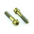Titanium Front Axle Pinch Bolt Kit Flanged Socket Cap Race Spec Gold