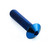 Titanium Dome Head Bolt M6x(1.00mm)x25mm (12mm O/D) Blue