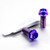 Titanium Front Brake Caliper Mount Bolt Kit Purple Haze