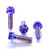 Titanium Front Brake Caliper Mount Bolt Kit DualDrive Purple Haze