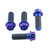 Titanium Front Brake Caliper Mount Bolt Kit Race Spec Purple Haze