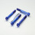 Titanium Front Brake Caliper Mount Bolt Kit Blue