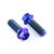Titanium Front Brake Caliper Mount Bolt Kit Purple Haze