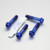Titanium Front Brake Caliper Mount Bolt Kit Race Spec Blue