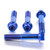 Titanium Front Brake Radial Caliper Mount Bolt Kit M10x(1.25mm)x55mm DualDrive Blue