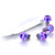 Titanium Heel Plate Bolt Kit DualDrive Purple Haze