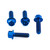 Titanium Heel Plate Bolt Kit Blue