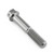Titanium Flanged Hex Head Bolt M8x(1.25mm)x45mm Race Spec 12.45mm Flange