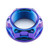 Titanium Flanged Axle Nut M20x(1.50mm) Swingarm Pivot Purple Haze