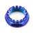 Titanium Flanged Axle Nut M38x(1.50mm) Swingarm Pivot Purple Haze