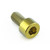 Titanium Parallel Socket Cap M5x(0.80mm)x10mm DIN 912 Gold