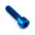 Titanium Parallel Socket Cap M8x(1.25mm)x30mm Blue