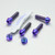 Titanium Pillion Footrest Hanger Bolt Kit Purple Haze