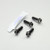 Titanium Pillion Footrest Hanger Bolt Kit Black
