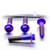 Titanium Pillion Footrest Hanger Bolt Kit Purple Haze