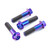Titanium Pillion Footrest Hanger Bolt Kit Race Spec Purple Haze