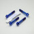 Titanium Pillion Footrest Hanger Bolt Kit Blue