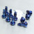 Titanium Quick Release Stud 17mm Allen Key Pack x10 Blue