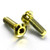 Titanium Rear Brake Master Cylinder Mount Bolts Gold