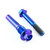 Titanium Rear Brake Caliper Mount Kit Hex Slide Bolt Purple Haze