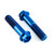 Titanium Swingarm Pinch Bolt Kit (Not Hollow) Blue