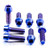 Titanium Rider Footrest Hanger Bolt Kit Blue