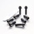 Titanium Rider Footrest Hanger Bolt Kit Black
