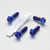 Titanium Rider Footrest Hanger Bolt Kit Race Spec Blue