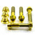 Titanium Rider Footrest Hanger Bolt Kit Gold