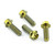 Titanium Rider Footrest Hanger Bolt Kit Gold